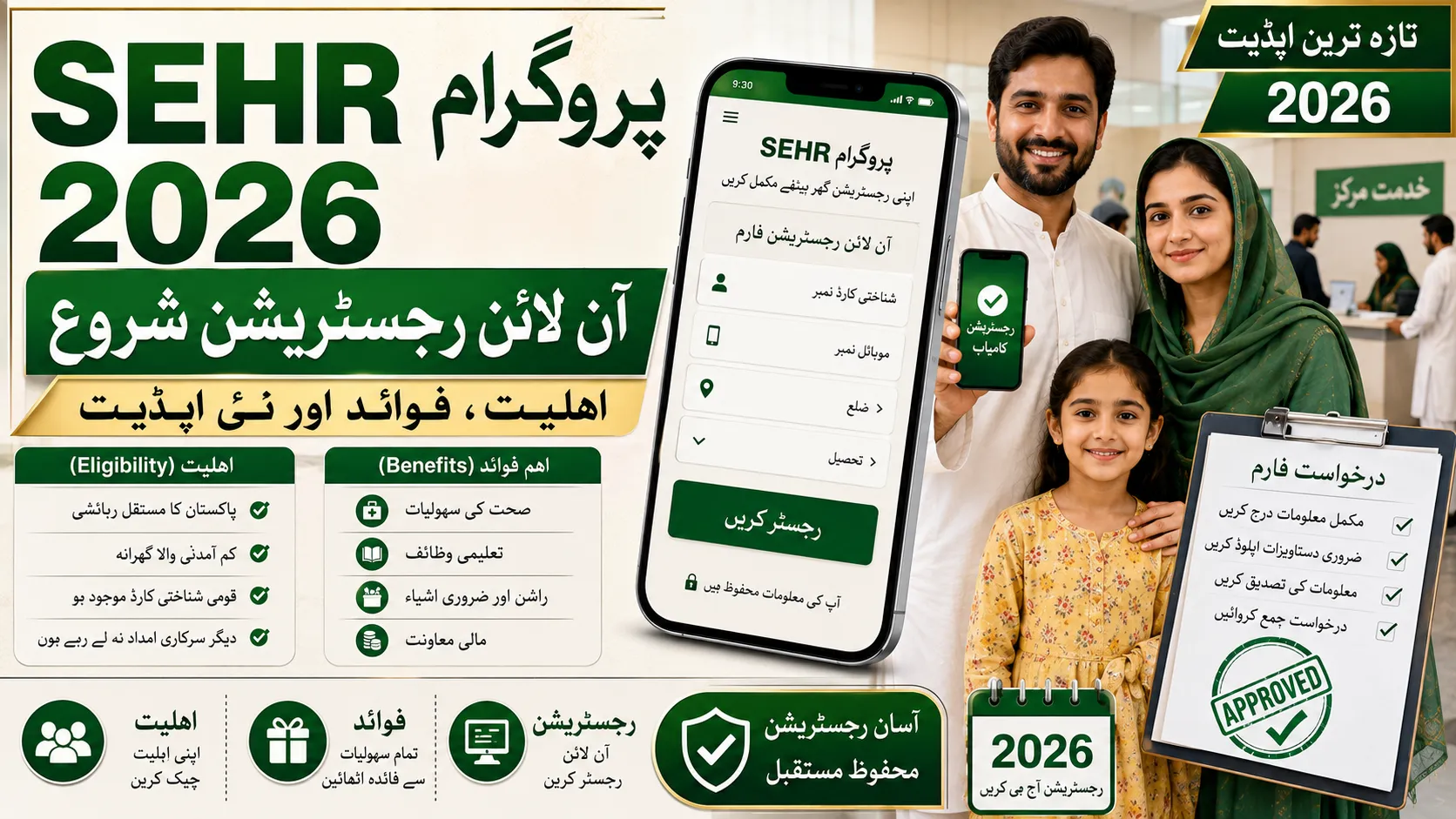 SEHR Program Online Registration 2026 – Eligibility, Benefits and Latest Update